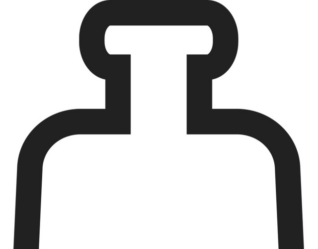 简约简笔画瓶子图标素材