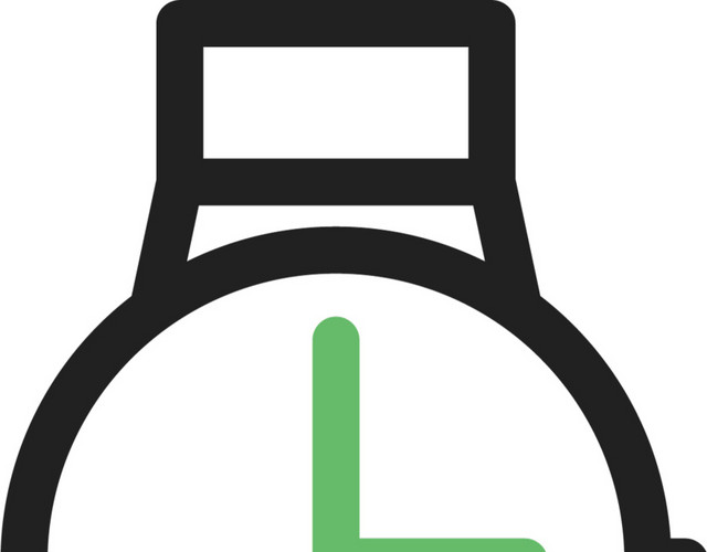 简约简笔画手表图标素材