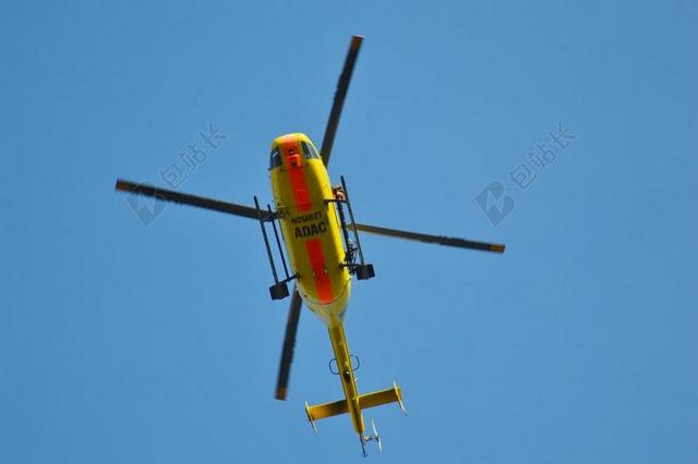 ADAC 直升机 医生在调用 救援直升机 救援 空中救援 飞
