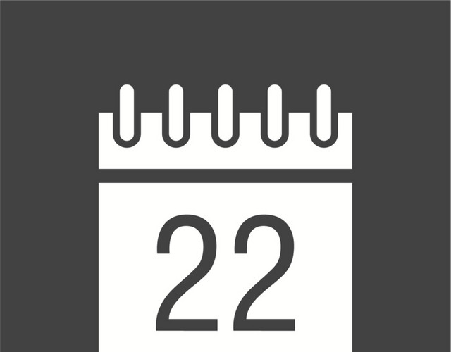 简约日历方形图标素材