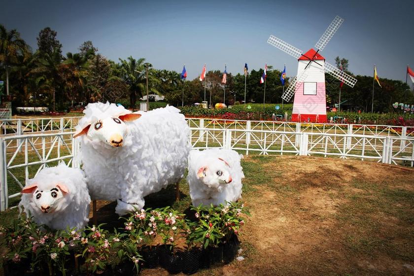 农业 文化 生态 能源 环境 农场 原野 花园 发电机