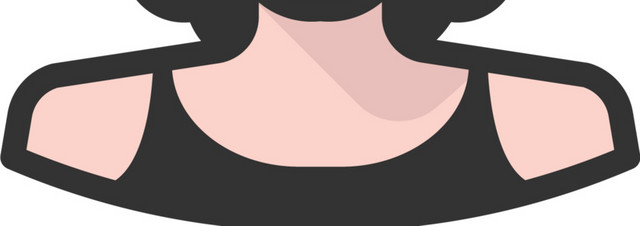 非洲女性人物图标