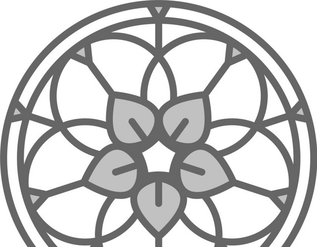 圆形花素材