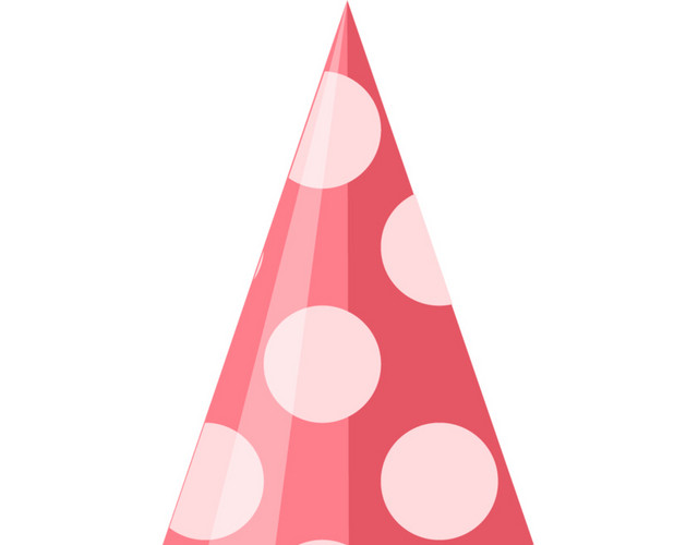 彩色生日帽素材