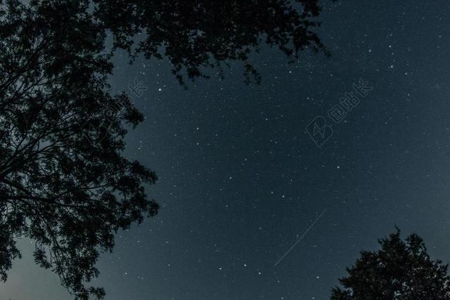 摄影自然繁星点点的天空背景图片