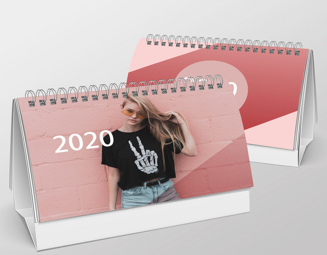 2020清新美丽女模特日历
