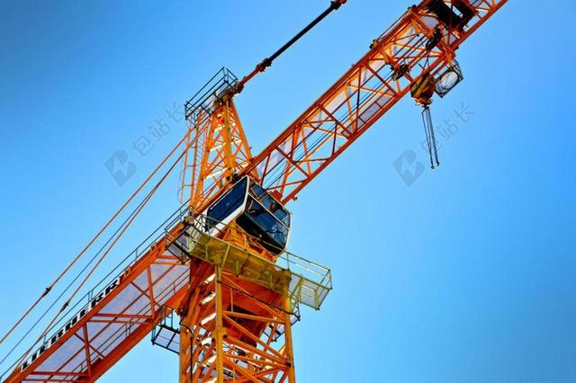 起重机司机室建设塔吊操作背景图片