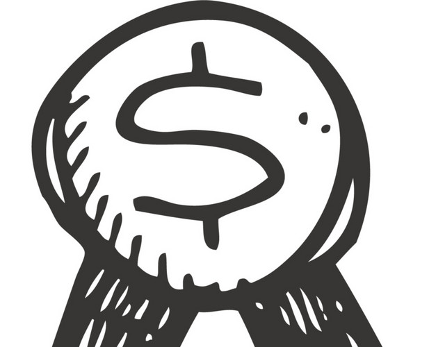 手绘硬币图标