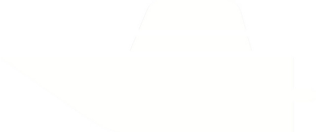 轮船游轮白色图标