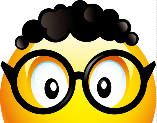 戴眼镜的QQ表情