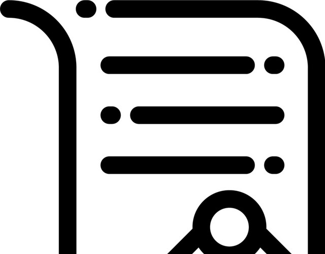 商务文件黑色矢量图标