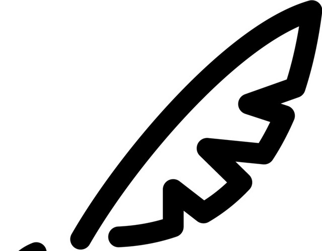 羽毛笔素材图标
