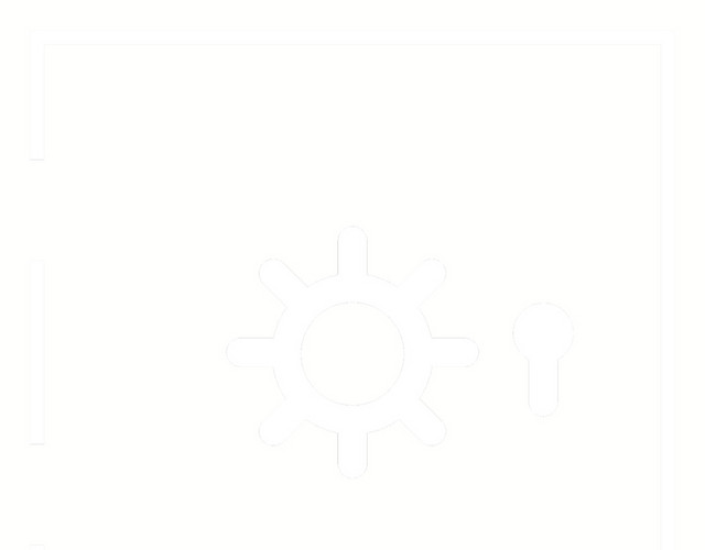 保险柜白色图标