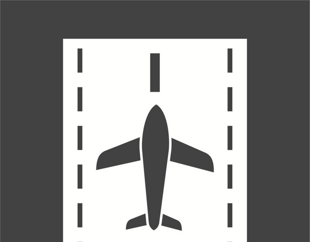 航空飞机起飞图标
