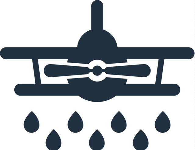 卡通人工降雨图标