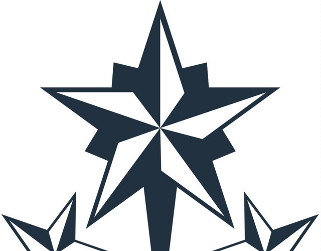 五角星奖杯矢量图素材