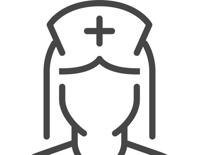 护士女孩矢量图素材
