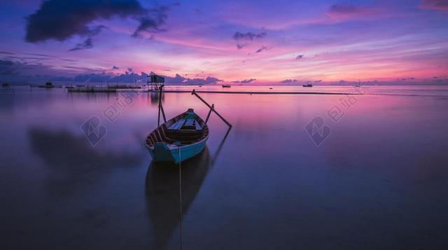 日出 富国岛 岛 海洋 水 景观 天空 旅行 热带 太阳