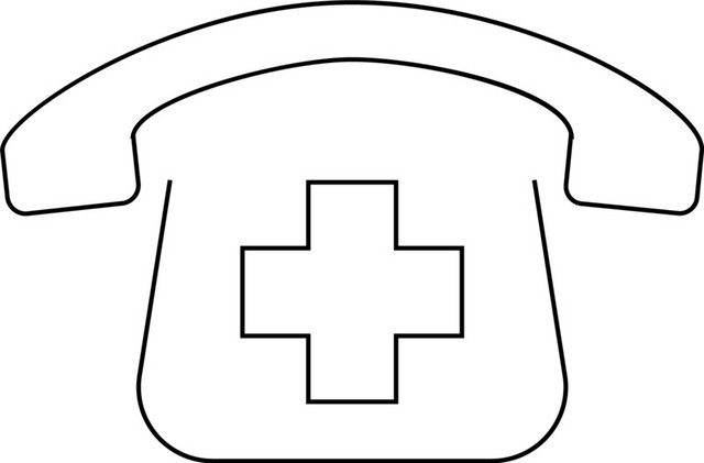 电话座机矢量图素材