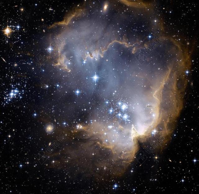 星团星光美丽宇宙背景图片