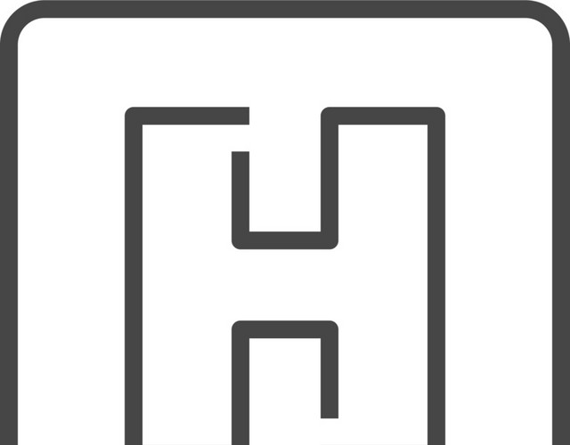 H字母矢量图素材