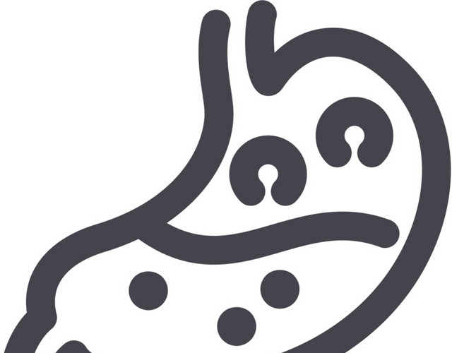 胃简笔画矢量图素材
