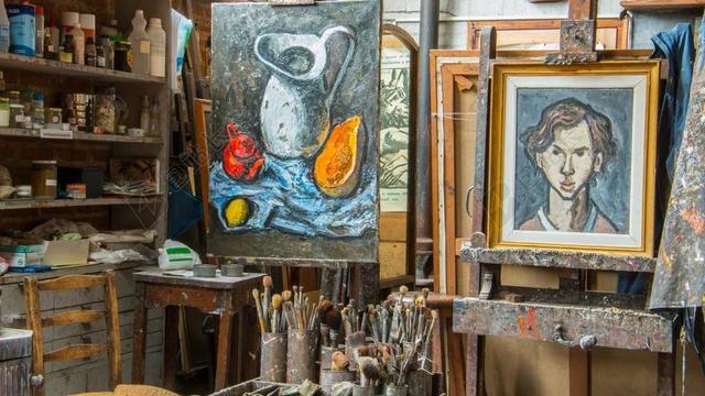 图片艺术绘画画笔艺术作品室内背景图片