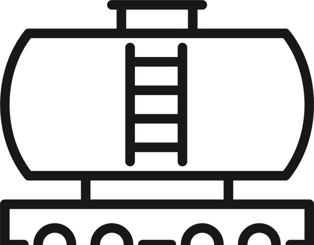 简约线条火车图标矢量素材