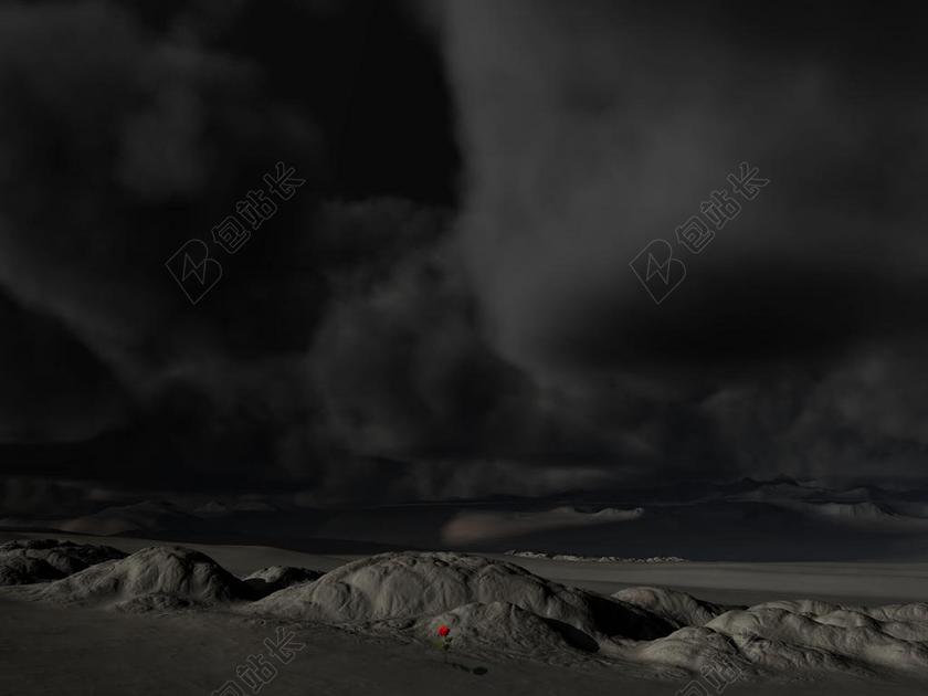 景观 天空 黑 云 风暴 转寄 威胁 风险 沙漠 卡格