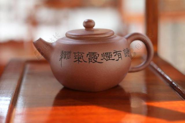 传统的茶壶茶文化中国文化背景图片