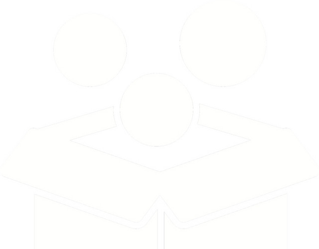 白色手绘盒子图标