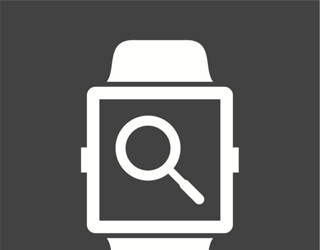 黑白查找界面智能手表