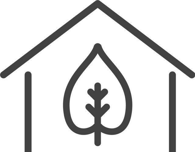 黑白房屋商务图标
