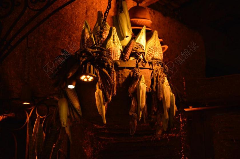 玉米 乡村 室内 农村