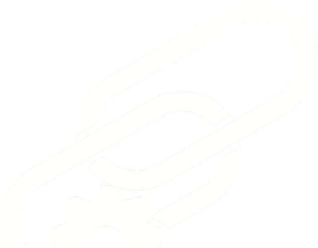 白色锁链商务图标
