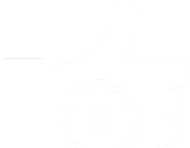白色赞赏商务图标