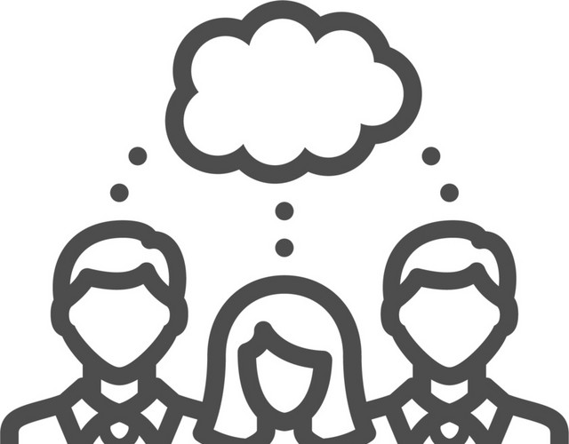 手绘卡通交流素材