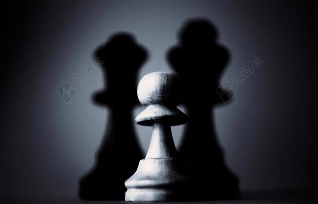 棋黑暗光阴影战略角逐下棋人背景图片