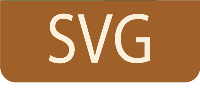 方形折角SVG文件格式图标