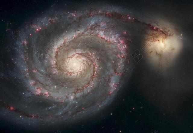 螺旋星系 银河 漩涡 梅西耶 51 M51 空间 星星 科学