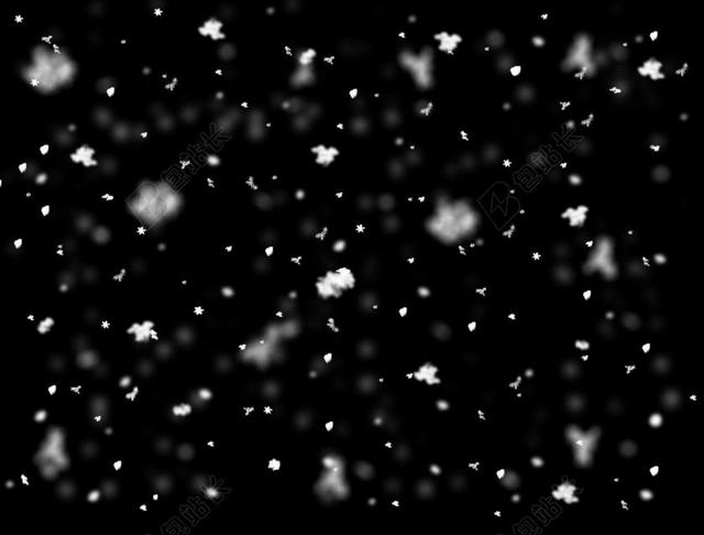 雪图层冬天黑色圣诞背景设计背景图片