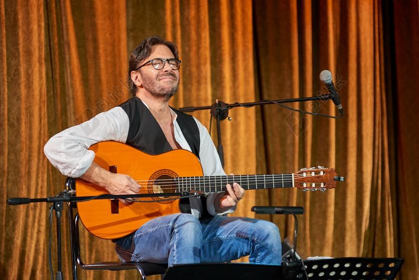 爵士乐音乐会声音音乐风格歌手弹唱舞台背景图片