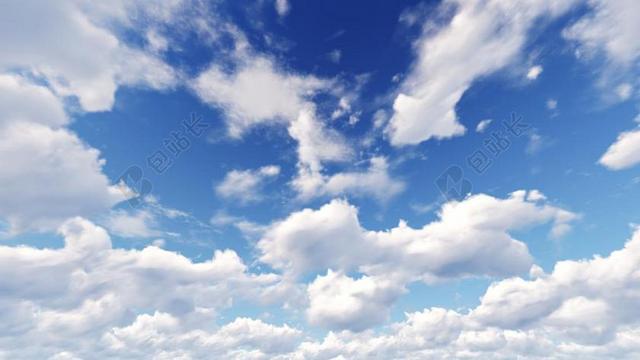 自然风景天空中的云层背景图片