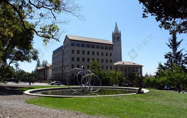 加利福尼亚州学校建筑景观背景图片