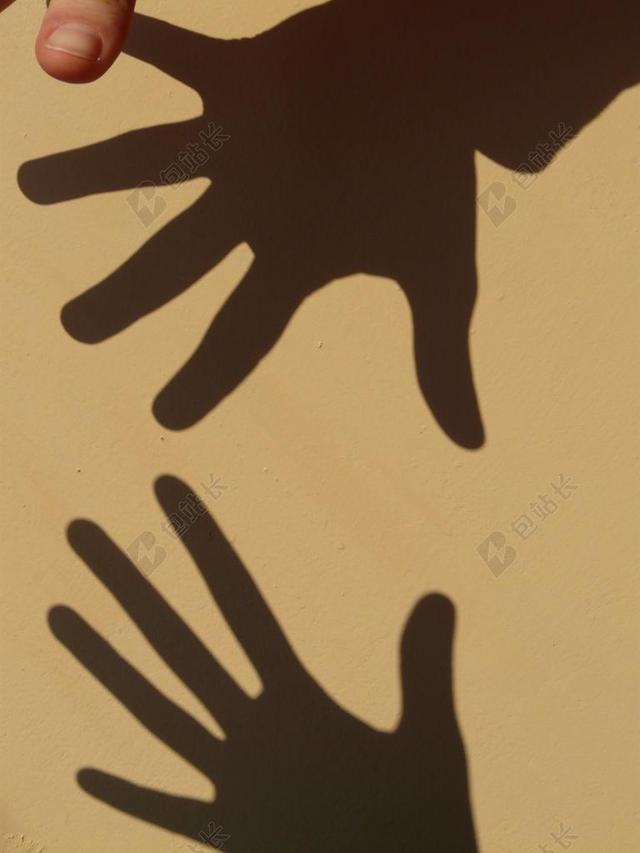 皮影戏 手 影子 光