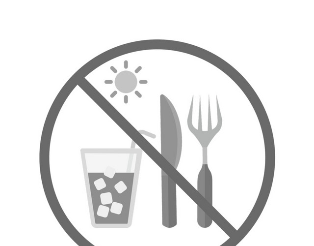 禁止饮食图标素材