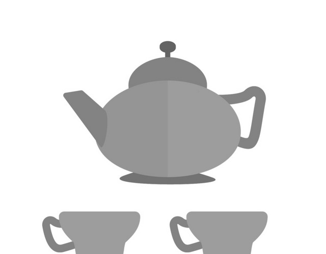 茶壶卡通素材