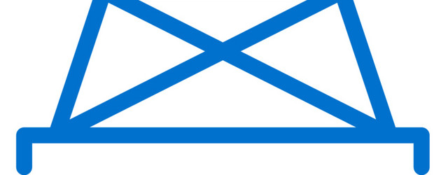 蓝色简约线条基地站图标免抠素材