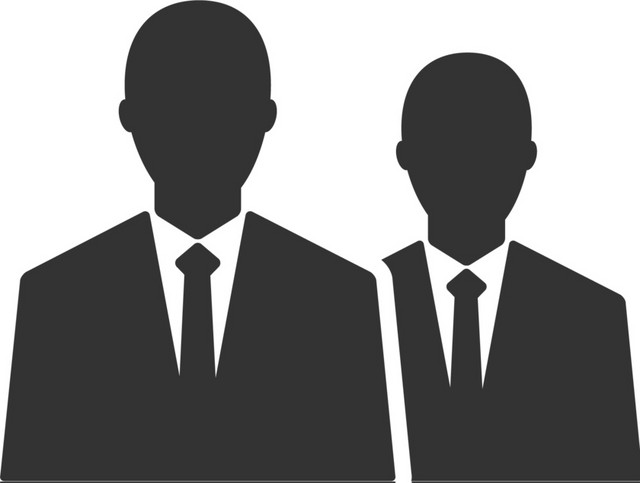 黑色简约商务领导人图标免抠素材
