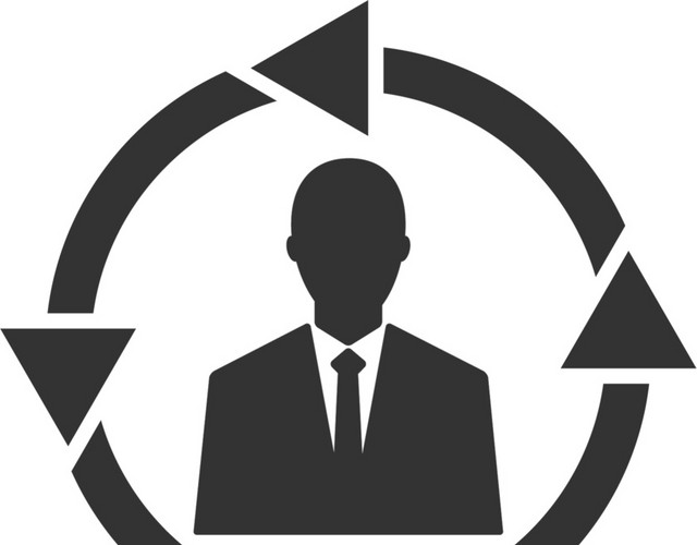 黑色简约商务个人简介图标免抠素材